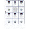 Kit Foglio 2€ Comm. 2022 Germania Castello Wartburg 5 Zecche