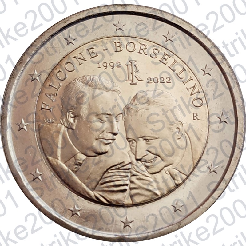 2 euro commemorativi Falcone e Borsellino, 2022