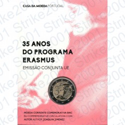 Portogallo - 2€ Comm. 2022 FDC 35° Erasmus in Folder