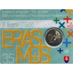 Slovacchia - 2€ Comm. 2022 FDC 35° Erasmus in Folder