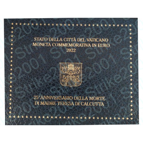 Vaticano - 2€ Comm. 2022 FDC Madre Teresa di Calcutta in Folder