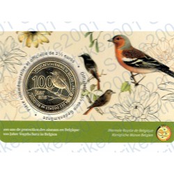 Belgio - 2,5€ 2022 FDC Protezione uccelli in Folder (Francia)
