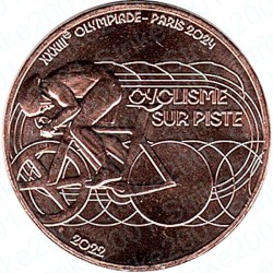 Francia - 1/4 € 2022 FDC Ciclismo su pista