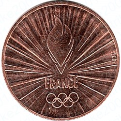 Francia - 1/4 € 2021 FDC Fiamma olimpica