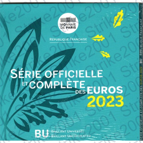 Francia - Divisionale Ufficiale 2023 FDC NUOVO CONIO