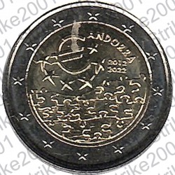 Andorra - 2€ Comm. 2022 FDC Accordi Monetari