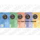 Francia - 2€ Comm. 2023 FDC Olimpiadi Parigi in Folder colore casuale