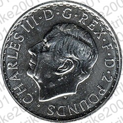Britannia - 1 Oncia Argento 2023 FDC Carlo III