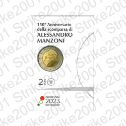 Italia - 2€ Comm. 2023 FDC Alessandro Manzoni in Folder
