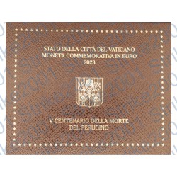 Vaticano - 2€ Comm. 2023 FDC Perugino in Folder