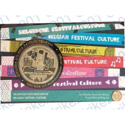 Belgio - 2,5€ 2023 FDC Cultura dei Festival in folder (Olanda)