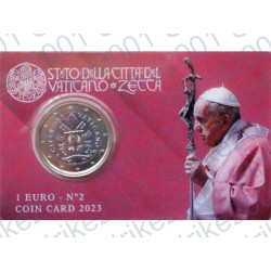 Vaticano - Coin Card 2023 1 Euro FDC nr. 2