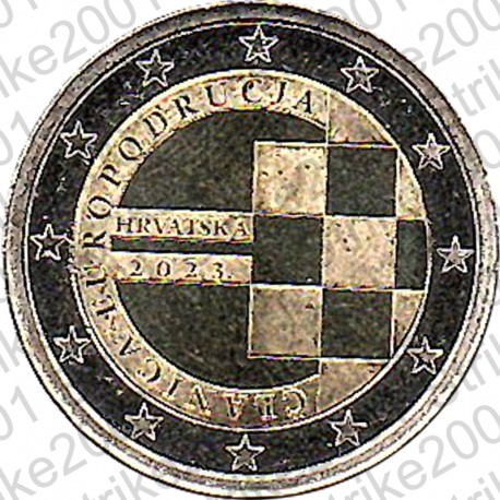 Croazia - 2€ Comm. 2023 FDC Introduzione Euro