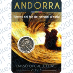 Andorra - 2€ Comm. 2023 FDC Festa del fuoco