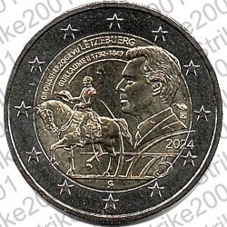 Lussemburgo - 2€ Comm. 2024 FDC Granduca Guglielmo II