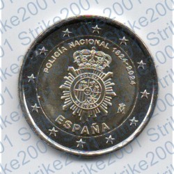 Spagna - 2€ Comm. 2024 FDC Polizia