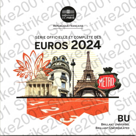 Francia - Divisionale Ufficiale 2024 FDC NUOVO CONIO