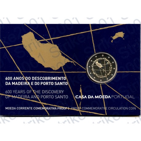 Portogallo - 2€ Comm. 2019 FS Isola di Madeira in Folder