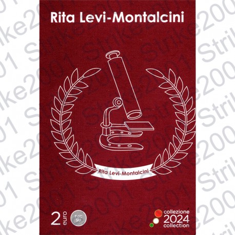 Italia - 2€ Comm. 2024 FDC Rita Levi Montalcini in Folder