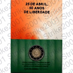 Portogallo - 2€ Comm. 2024 FDC Rivoluzione Garofani in Folder
