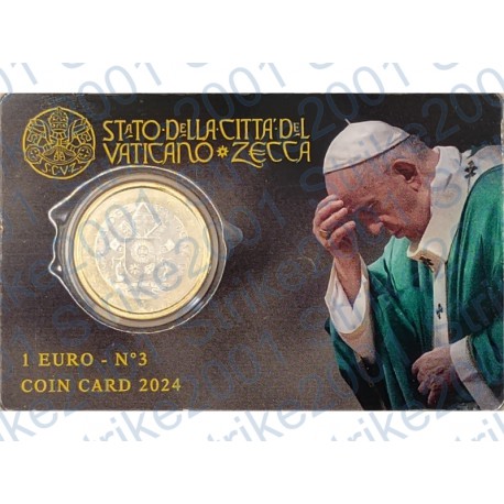 Vaticano - Coin Card 2024 1 Euro FDC nr. 3