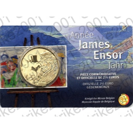 Belgio - 2,5€ 2024 FDC James Ensor in folder (Francia)