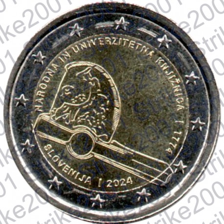 Slovenia - 2€ Comm. 2024 FS  Biblioteca