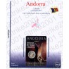 Kit Foglio Andorra 2 Euro Comm. 2024 in folder Sci ad Andorra