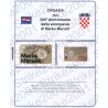 Kit Foglio Croazia 2 Euro Comm. 2024 Marulic in folder