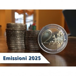 Pack - 2€ Comm. 2025 con 5 zecche Germania