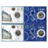 Lussemburgo - 4 x 2€ Comm. 2025 FDC Schuman / Granduca in Folder