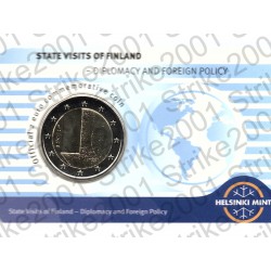 Finlandia - 2€ Comm. 2025 FDC Diplomazia e Politica estera (inglese) in Folder