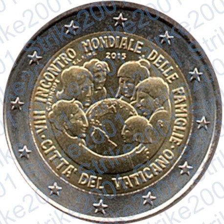 Vaticano - 2€ Comm. 2015 FDC Incontro Famiglie Philadelphia senza Folder