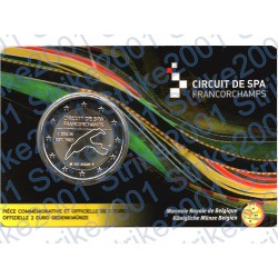 Belgio - 2€ Comm. 2025 FDC Spa Francorchamps (Francia) in Folder
