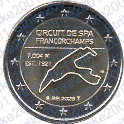 Belgio - 2€ Comm. 2025 FDC Spa Francorchamps