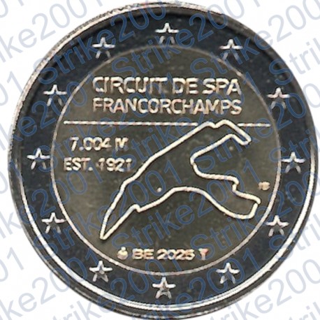 Belgio - 2€ Comm. 2025 FDC Spa Francorchamps