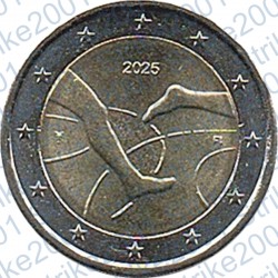 Finlandia - 2€ Comm. 2025 FDC 100° Atletica