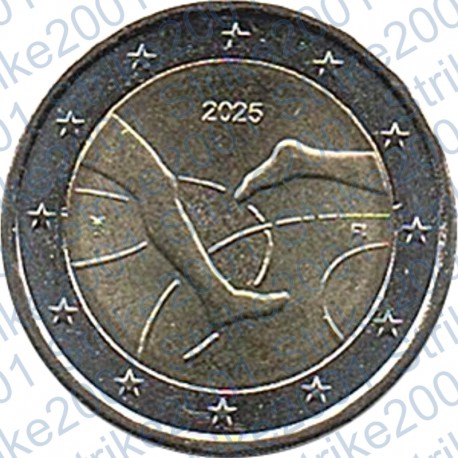 Finlandia - 2€ Comm. 2025 FDC 100° Atletica