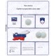 Kit Foglio 3 Euro Comm. Bimetallico Slovenia 2025 Nova Gorica