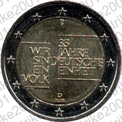 Germania - 2€ Comm. 2025 FDC Riunificazione