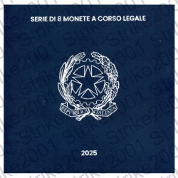 Italia - Divisionale Ufficiale 2025 FDC 8 Valori