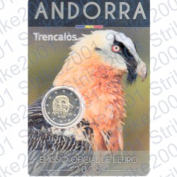 Andorra - 2€ Comm. 2025 FDC Avvoltoio Gipeto