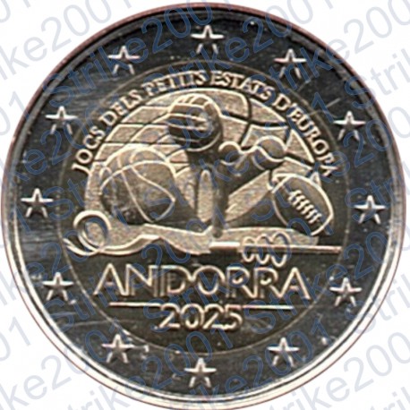 Andorra - 2€ Comm. 2025 FDC Giochi