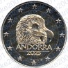 Andorra - 2€ Comm. 2025 FDC Avvoltoio Gipeto