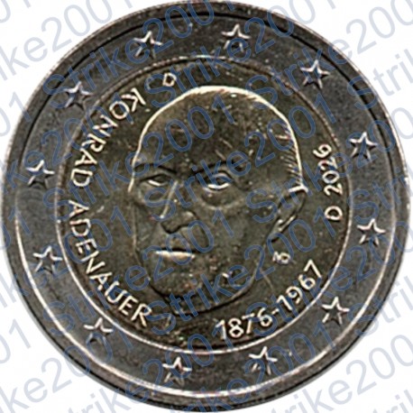 Germania - 2€ Comm. 2026 FDC Konrad Adenauer