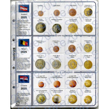 Kit Foglio 18 paesi 2025