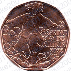 Austria - 5€ Rame 2026 FDC " Salti di felicità "