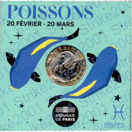 Francia - 5€ 2026 FDC Pesci