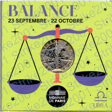 Francia - 5€ Comm. 2026 FDC Bilancia