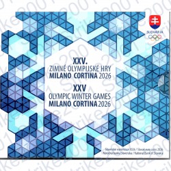 Slovacchia - Divisionale Ufficiale 2026 FDC Milano Cortina